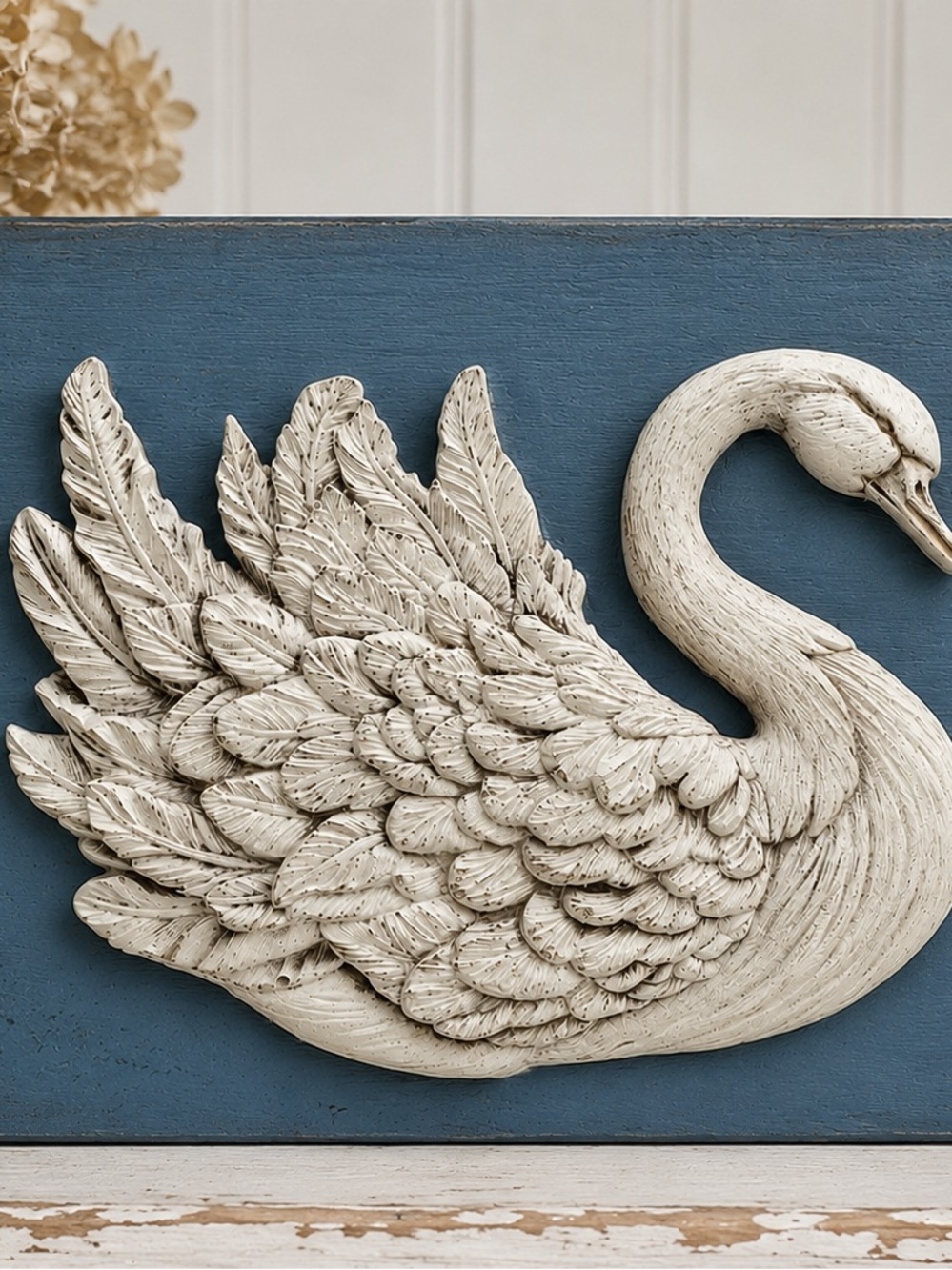 Handcrafted Swan Wall Decor